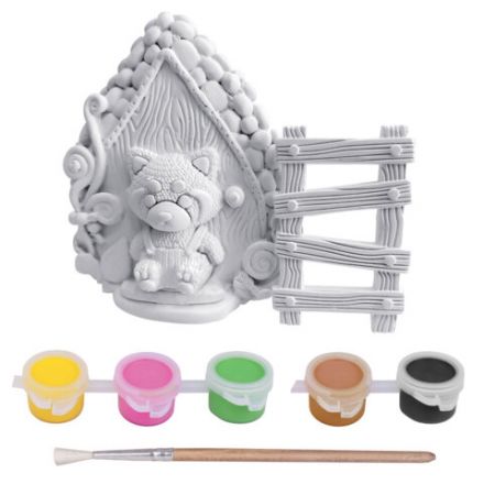 ПАННО ИЗ ГИПСА "СКАЗОЧНАЯ ДВЕРЦА", с красками и кистью для росписи, ассорти, BRAUBERG KIDS, 666013 ПАННО ИЗ ГИПСА "СКАЗОЧНАЯ ДВЕРЦА", с красками и кистью для росписи, ассорти, BRAUBERG KIDS, 666013