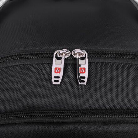 Рюкзак GERMANIUM UPGRADE Max, 3 отделения, отделение для ноутбука, USB-порт, UP-5, черный, 49х34х24 см, 271669