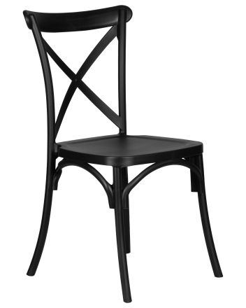 Набор 2 шт Стул обеденный DOBRIN ZILAN, цвет чёрный (B-03)