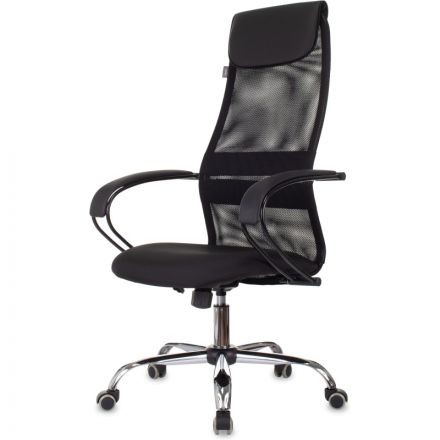 Кресло VB_Бюрократ CH-607BS черный сетка/ткань Кресло VB_Бюрократ CH-607BS черный сетка/ткань