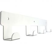 Вешалка настенная РЭ_H1041W, 4 крючка,белый (611036)