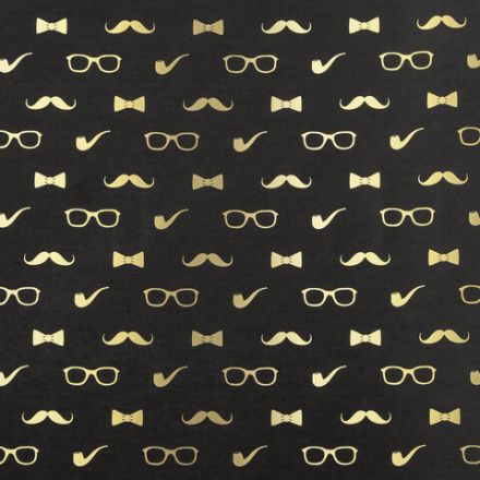 Бумага упаковочная подарочная мелованная "For Men", 70x100 см, 10 дизайнов ассорти, ЗОЛОТАЯ СКАЗКА, 591914