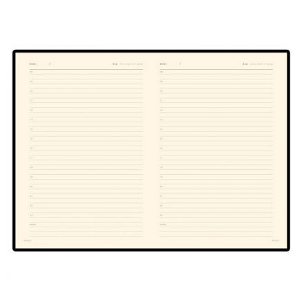 Ежедневник недатированный A5, Prestige черный, 160 л. 3-352/01