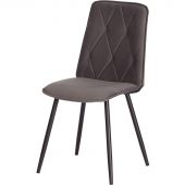 Стул Комус Мебель FRANK велюр, 47х54х86, серый