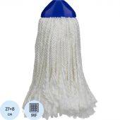Насадка МОП веревочная Премиум I микрофибра 27 см белая