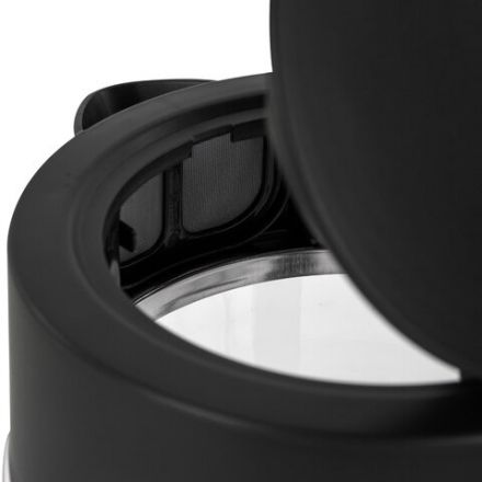 Чайник BRASSON (БРАССОН) KT-727, 1,7 л, 2200 Вт, стекло, графит, подсветка, 455190