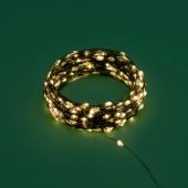 Гирлянда светодиодная Роса с контроллером 30м, 300LED, ТЕП.БЕЛЫЙ, 303-276