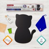 Доска на холодильник магнитно-меловая 30х40 см "Pussy Cat" с набором аксессуаров, BRAUBERG, 237840 Доска на холодильник магнитно-меловая 30х40 см "Pussy Cat" с набором аксессуаров, BRAUBERG, 237840