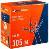 Кабель BigTech BT-CECR-016 CCA FTP 4 пары, кат.5e AWG24 LSZH 305м оранж