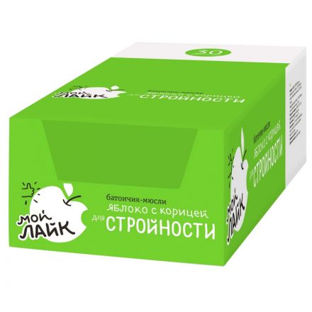 Батончик мюсли Леовит Яблоко с корицей для стройности, (30б/25г) 132351 Батончик мюсли Леовит Яблоко с корицей для стройности, (30б/25г) 132351
