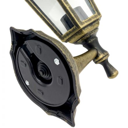 Светильник уличный НБУ 06-60-001 У1 Леда 1, бронза/стекло, 60Вт, IP44