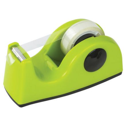 Диспенсер для клейкой ленты BRAUBERG настольный, утяжеленный, средний, салатовый, 11,8х5х5 см, 440143 Диспенсер для клейкой ленты BRAUBERG настольный, утяжеленный, средний, салатовый, 11,8х5х5 см, 440143