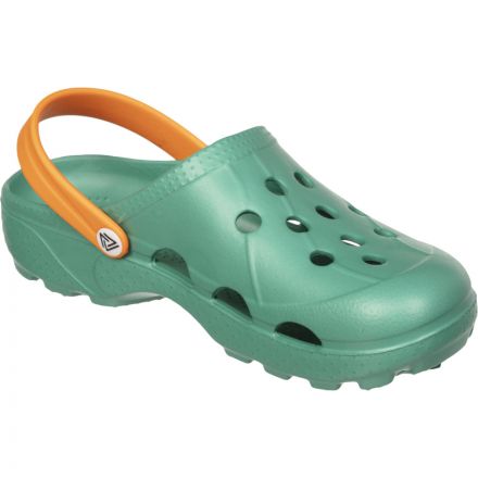 Сабо женские Ола, аквамарин/оранжевый р.37