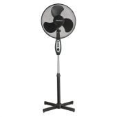 Вентилятор напольный SONNEN FS40-A55, d=40 см, 45 Вт, 3 скоростных режима, таймер, черный, 451035