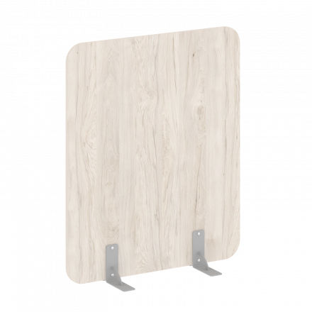 R-line Перегородки на металлических опорах на фетровых подпятниках DP.F-100-120 Денвер светлый/Серый металл 1000*18*1200 R-line Перегородки на металлических опорах на фетровых подпятниках DP.F-100-120 Денвер светлый/Серый металл 1000*18*1200