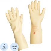 Перчатки резиновые диэлектрические класс защиты 0 латексные размер 4