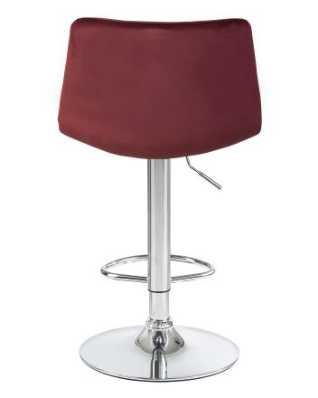 Стул барный DOBRIN TAILOR, винный велюр (MJ9-35)