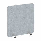 R-line soft Перегородка на металлических опорах, на роликах AP.R-120-120 Romeo 13/Серый металл 1200*18*1200