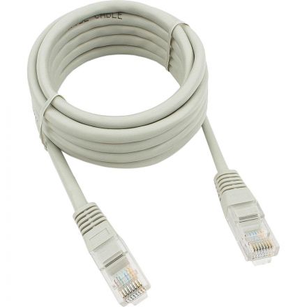 Патч-корд UTP Cablexpert PP10-3M кат.5e, 3м, литой, (серый)