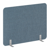 R-line soft Перегородки на металлических опорах на фетровых подпятниках AP.F-160-120 Romeo 10/Серый металл 1600*18*1200