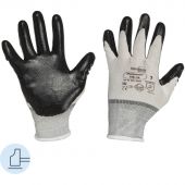 Перчатки защитные нейлон/нитрил Manipula МИКРОНИТ (TNI-14/MG121) р.7