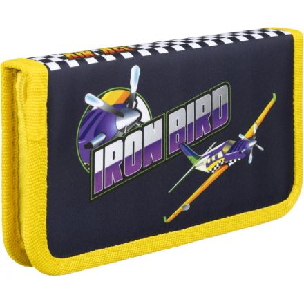 Пенал Комус класс Iron Bird , 1 секц., 190x110x20мм, ткань Пенал Комус класс Iron Bird , 1 секц., 190x110x20мм, ткань