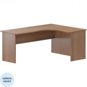 Стол эргономичный PT Арго А-206.60 правый орех гварнери Стол эргономичный PT Арго А-206.60 правый орех гварнери