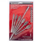 Набор сверл перовых по дереву 6 шт с удлинителем Matrix 70406 Набор сверл перовых по дереву 6 шт с удлинителем Matrix 70406