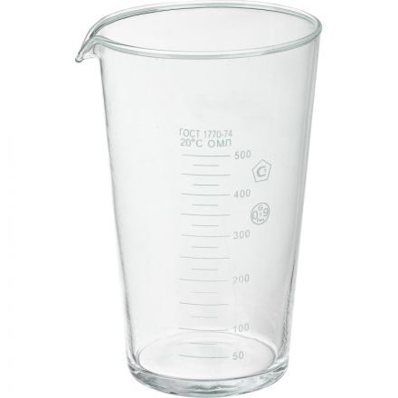 Стакан (Мензурка) 500 мл,  ГОСТ 1770-74 Apexlab