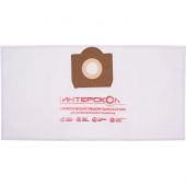 Мешок -пылесбор.20л синт., высокий класс фильтр. (3 шт) Интерскол 61120.403