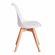 Стул Tetchair TULIP (mod. 73-1) дерево/пластик/экокожа, 47,5x55x80 см, Белый (White)