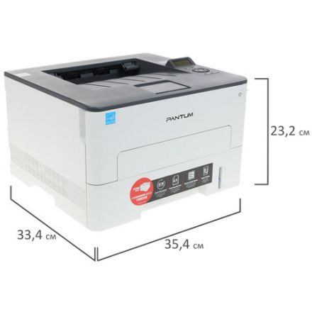Принтер лазерный PANTUM P3300DN А4, 33 стр./мин., 60000 стр./мес., ДУПЛЕКС, сетевая карта