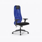 Кресло Sit 8 B1-8D - X1+UMF(X1) /Uh00/Wh00/D02P(M09.B11.G19.W02) Синий-Черный