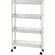 Этажерка PR_Keeplex Light на колесиках 4х секцион. длинная белое облако