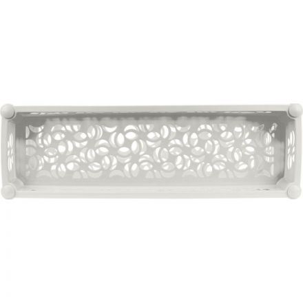 Этажерка PR_Keeplex Light на колесиках 4х секцион. длинная белое облако