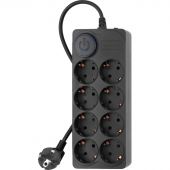 Сетевой фильтр Ippon BK-8-EU-3-10-B 3м (8 розеток) черный (1804815)