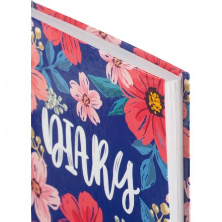 Ежедневник недатированный 7БЦ,пленка глянц,А5,128л Attache, Цветы