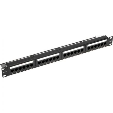 Патч-панель REXANT (02-0031) с кабельн орг.19,1U,24 порта,UTP,RJ-45,CAT5e