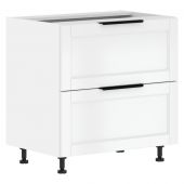 Шкаф напольный с ящиками MOB 8082.1C Белая эмаль/Белый 800х560х820 SICILIA