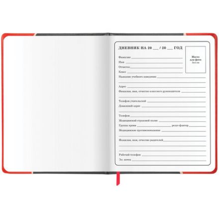 Дневник 1-4 класс 48 л., кожзам (твердая с поролоном), печать, наклейки, ЮНЛАНДИЯ, "Байк", 106945