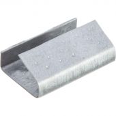 Скрепа ПП 15 мм (1000 шт./упак)  цинк ЗВП PP-ZN-15