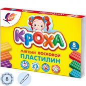 Пластилин воск. Луч Кроха 8 цв 120 г со стеком, 25С 1551-08 Пластилин воск. Луч Кроха 8 цв 120 г со стеком, 25С 1551-08