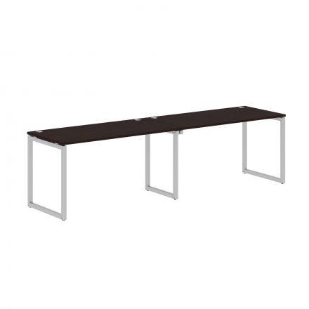 Стол 2-х местный XQWST 2870 Легно темный/Алюминий 2806х700х750 Стол 2-х местный XQWST 2870 Легно темный/Алюминий 2806х700х750