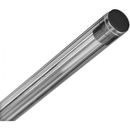 Ручка шариковая неавтомат. Attache Economy черный 0,7 мм,прозр корпус