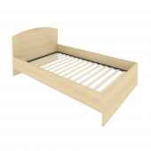 Light Кровать с ортопедическим основанием и изголовьем С-КИ-120 Акация 1250*2050*900 Light Кровать с ортопедическим основанием и изголовьем С-КИ-120 Акация 1250*2050*900
