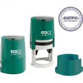 Оснастка для печати круглая Colop Printer R40 40 мм с крышкой бирюзовая