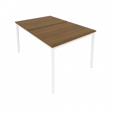 Slim Рабочая станция на металлокаркасе С.СП-3.3 Орех/Белый металл 980*1475*750 Slim Рабочая станция на металлокаркасе С.СП-3.3 Орех/Белый металл 980*1475*750