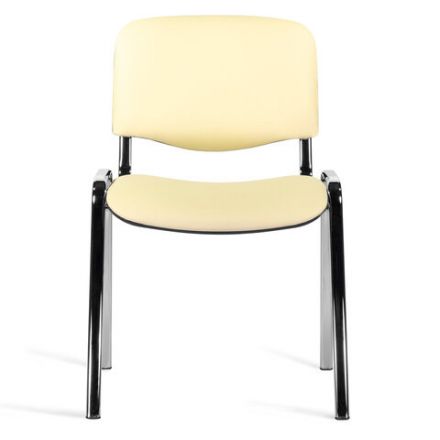 Стул STAFF "Iso Lite CF-008", хром, кожзам бежевый (Z-21), 532568 Стул STAFF "Iso Lite CF-008", хром, кожзам бежевый (Z-21), 532568