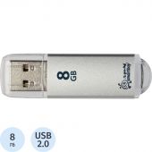 Флеш-память SmartBuy V-Cut 8 Gb USB 2.0 серебристая Флеш-память SmartBuy V-Cut 8 Gb USB 2.0 серебристая