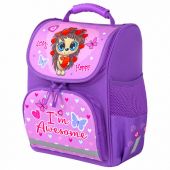 Ранец ПИФАГОР BASIC, 1 отделение, 3 кармана, эргономичная спинка, "Awesome", 35х28х18 см, 271370 Ранец ПИФАГОР BASIC, 1 отделение, 3 кармана, эргономичная спинка, "Awesome", 35х28х18 см, 271370